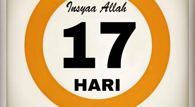17 Hari Menjelang Ramadhan 1443 Insyaa Allah