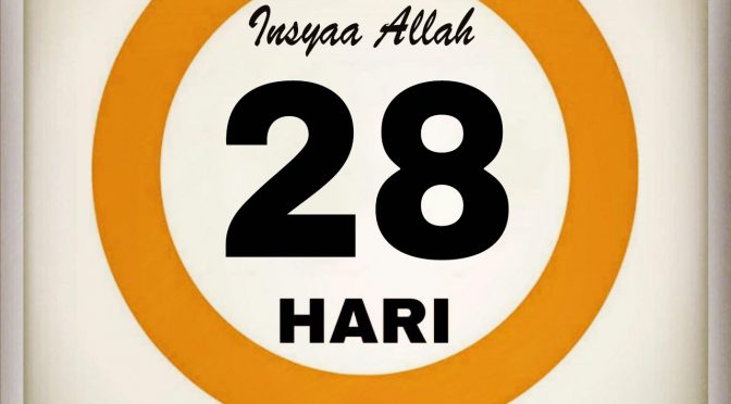 28 Hari Menjelang Ramadhan 1443 Insyaa Allah