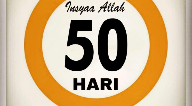 50 Hari Menjelang Ramadhan 1444 Hijriyah